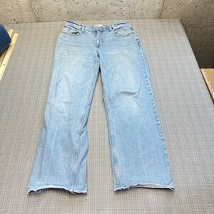 Abercrombie Fitch The Baggy Low Rise Curve Love Jeans Light Wash Size 10